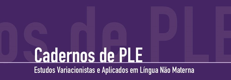 Logótipo dos Cadernos de PLE. Estudos Variacionistas e Aplicados em Língua Não Materna