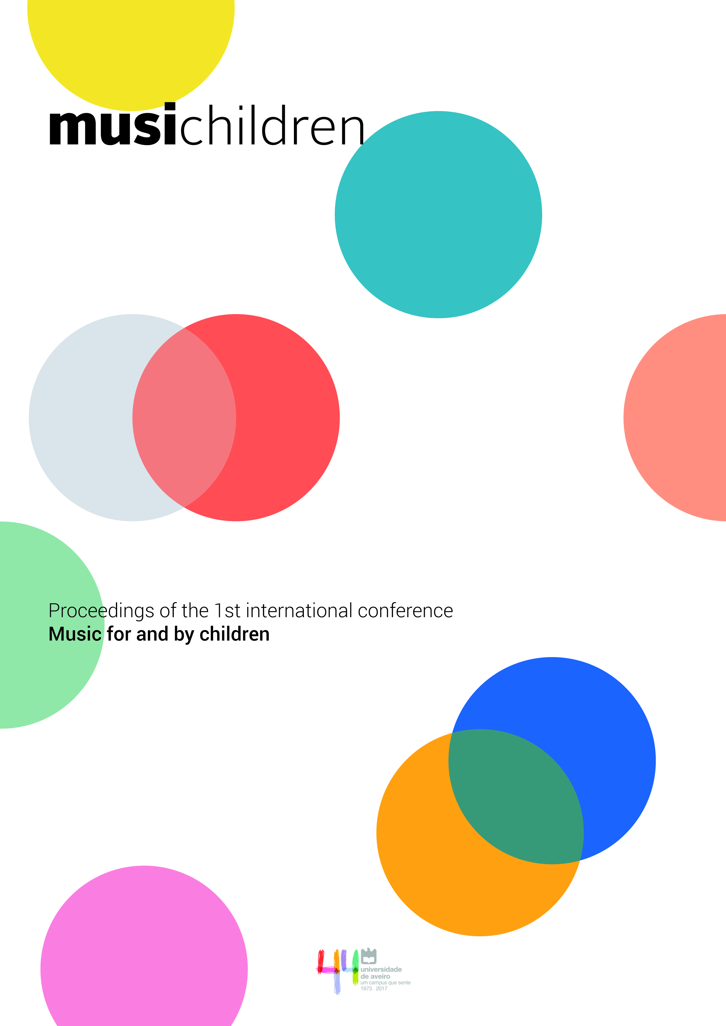 Capa da Musichildren: Proceedings of the 1st International Conference Music for and by Children