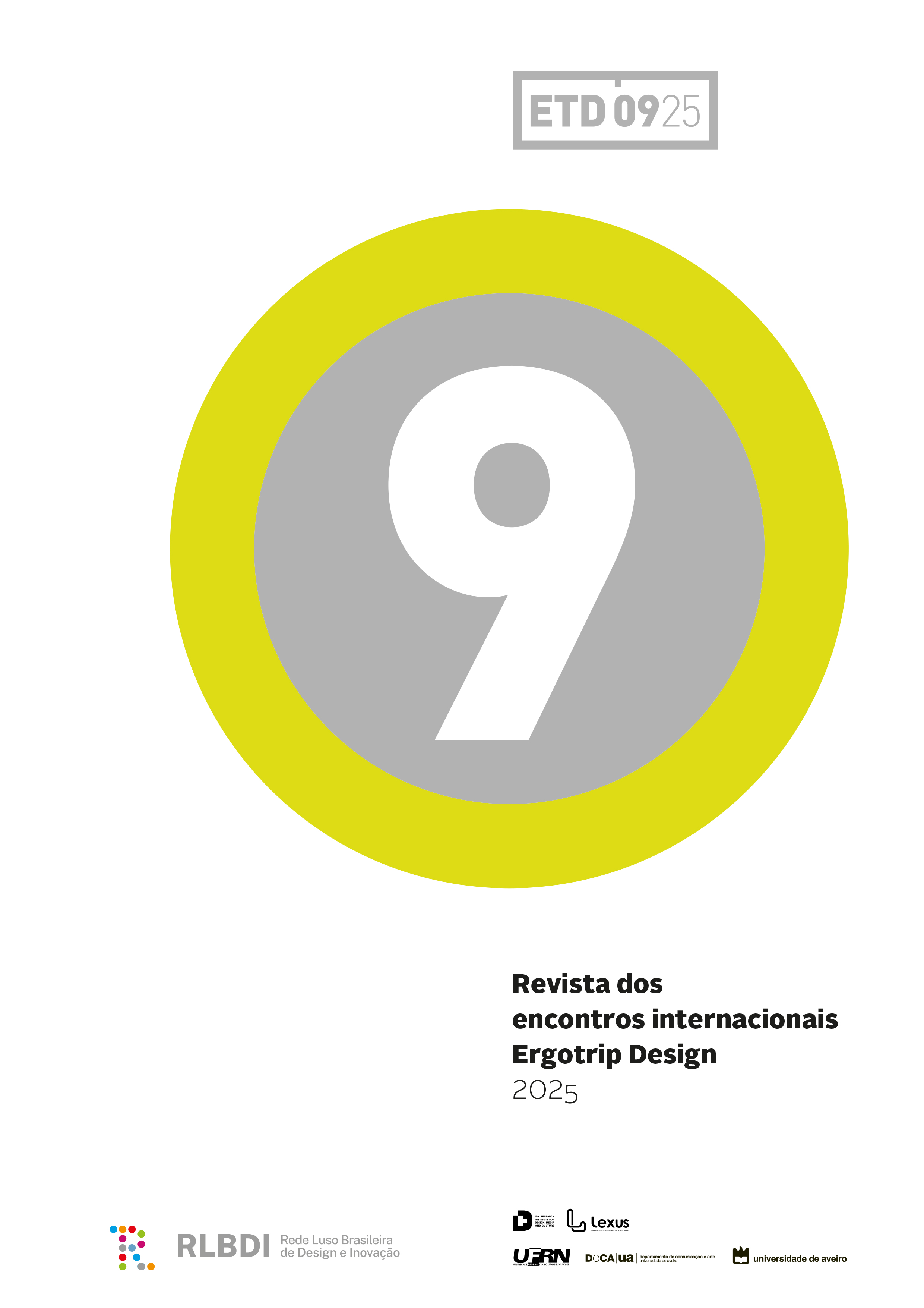 Nº9 (2025): Revista dos encontros internacionais de estudos luso-brasileiros em Design e Ergonomia