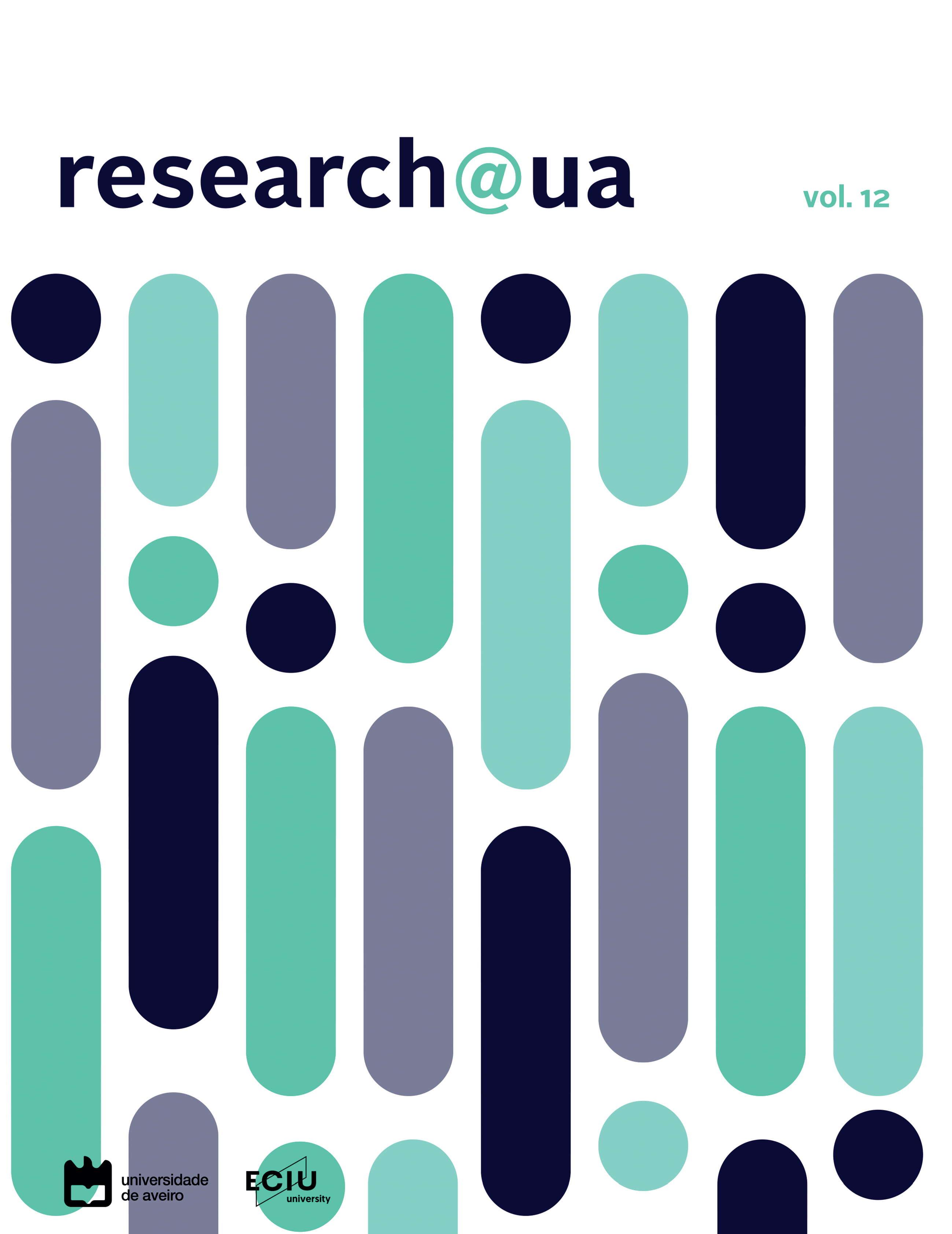Capa do volume 12 (2021) da revista research@ua
